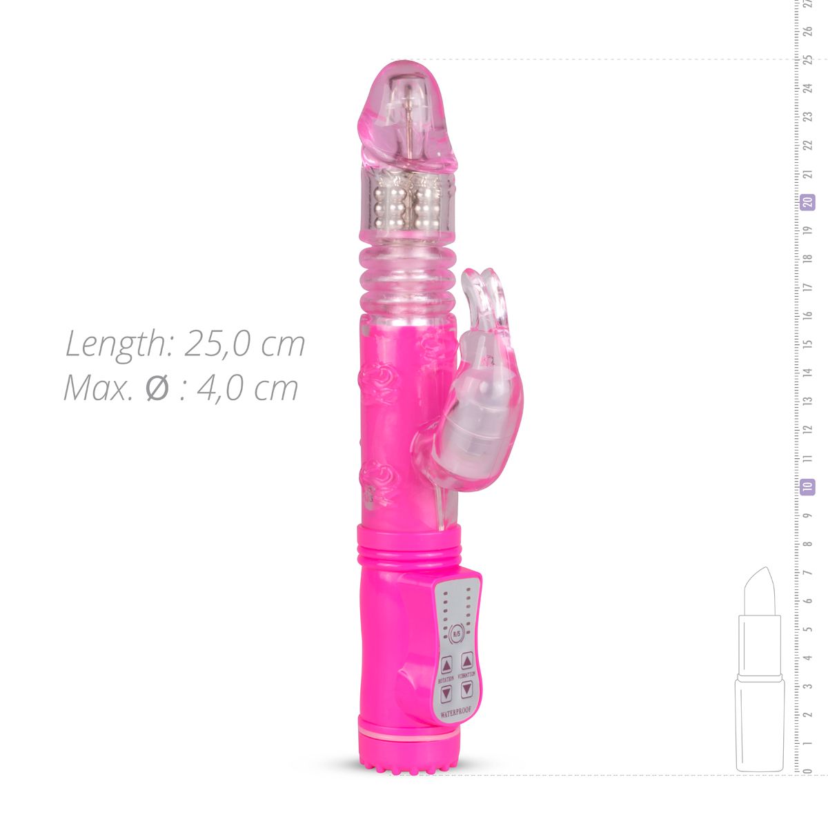 Stotende Rabbit Vibrator - Roze