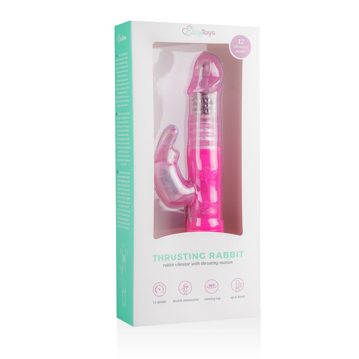 Stotende Rabbit Vibrator - Roze