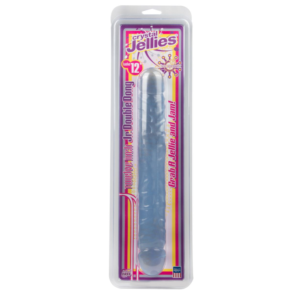 Crystal Jellies Dubbel Dildo - Transparant