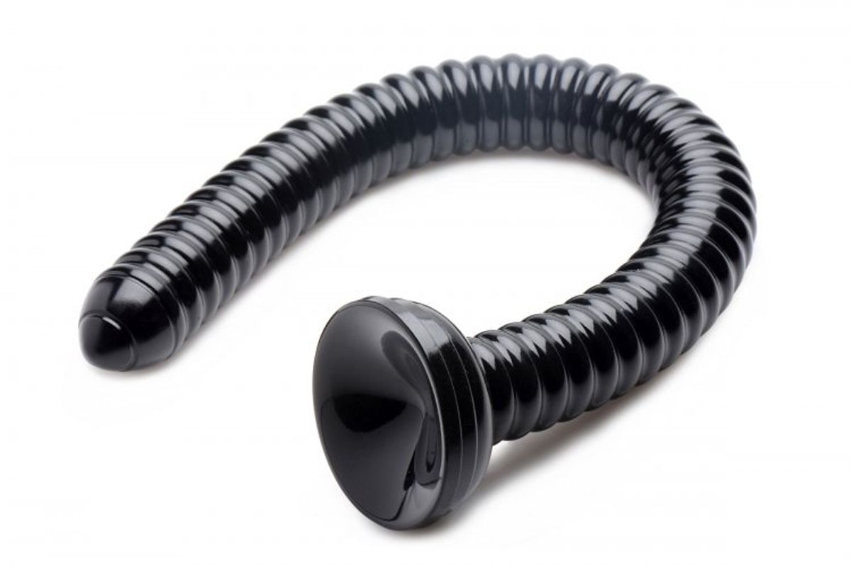 Ribbed Anal Snake Anaaldildo - 48 cm