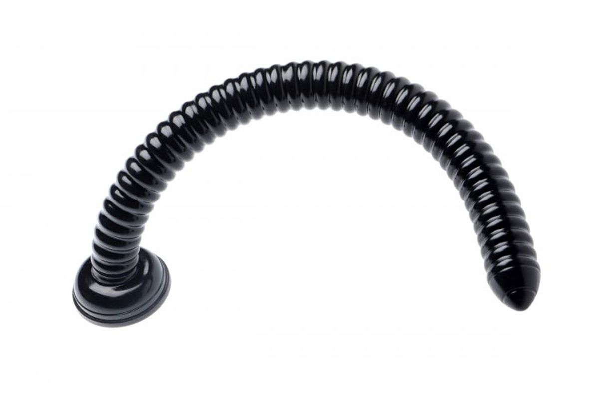 Ribbed Anal Snake Anaaldildo - 48 cm