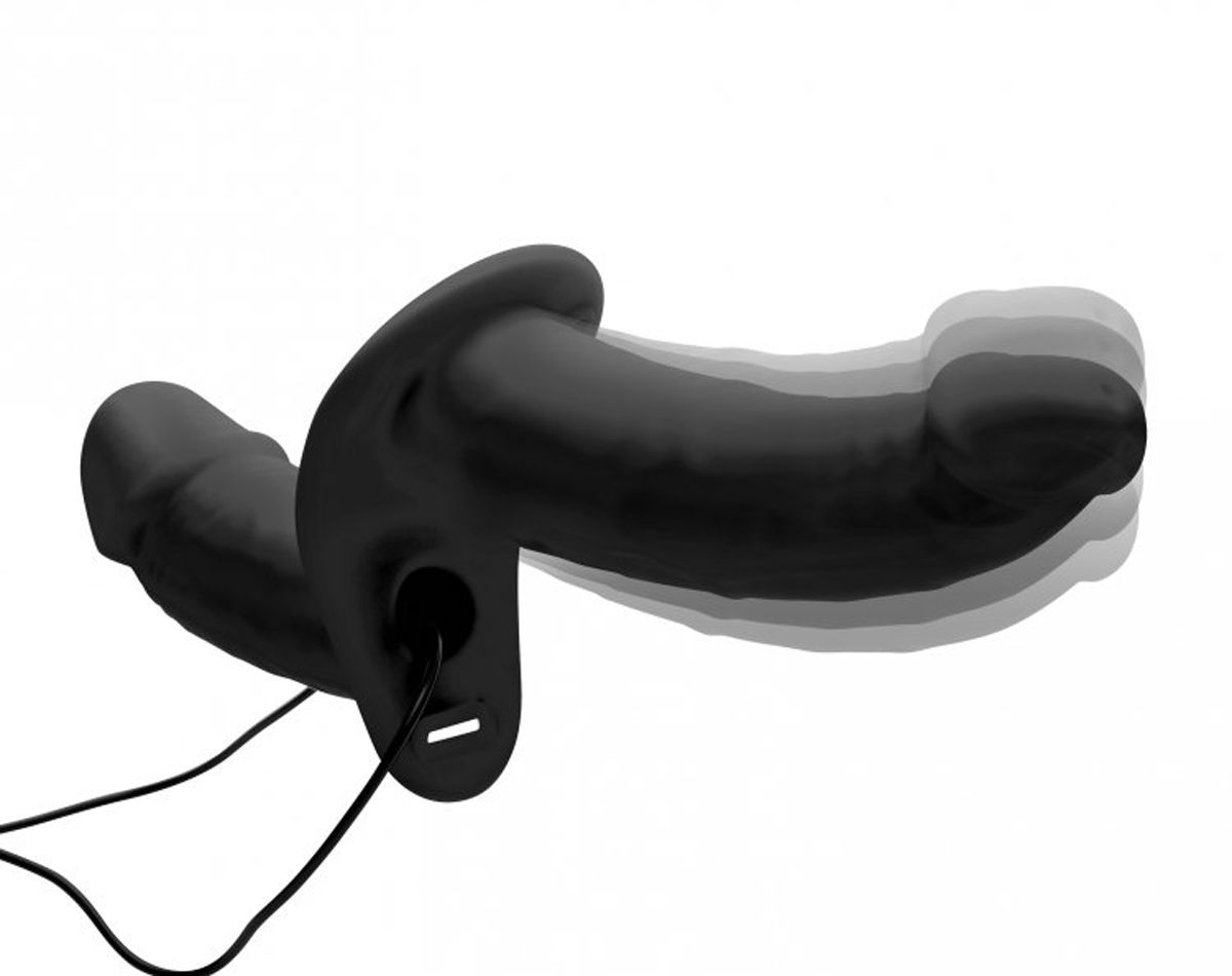 Power Pegger Dubbele Strap-On Vibrator