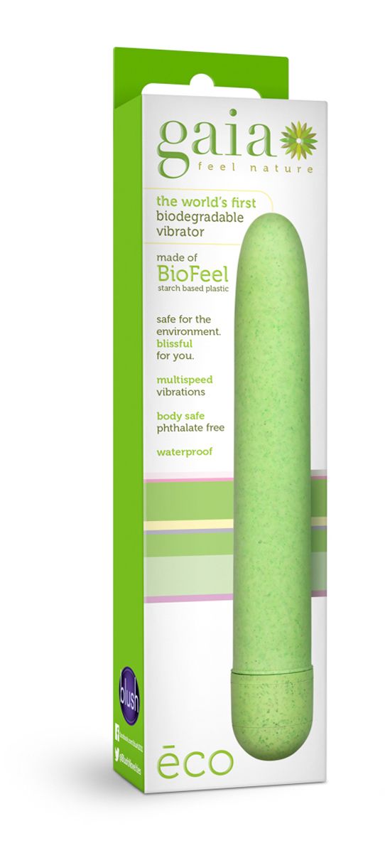 Gaia Eco Vibrator - Groen