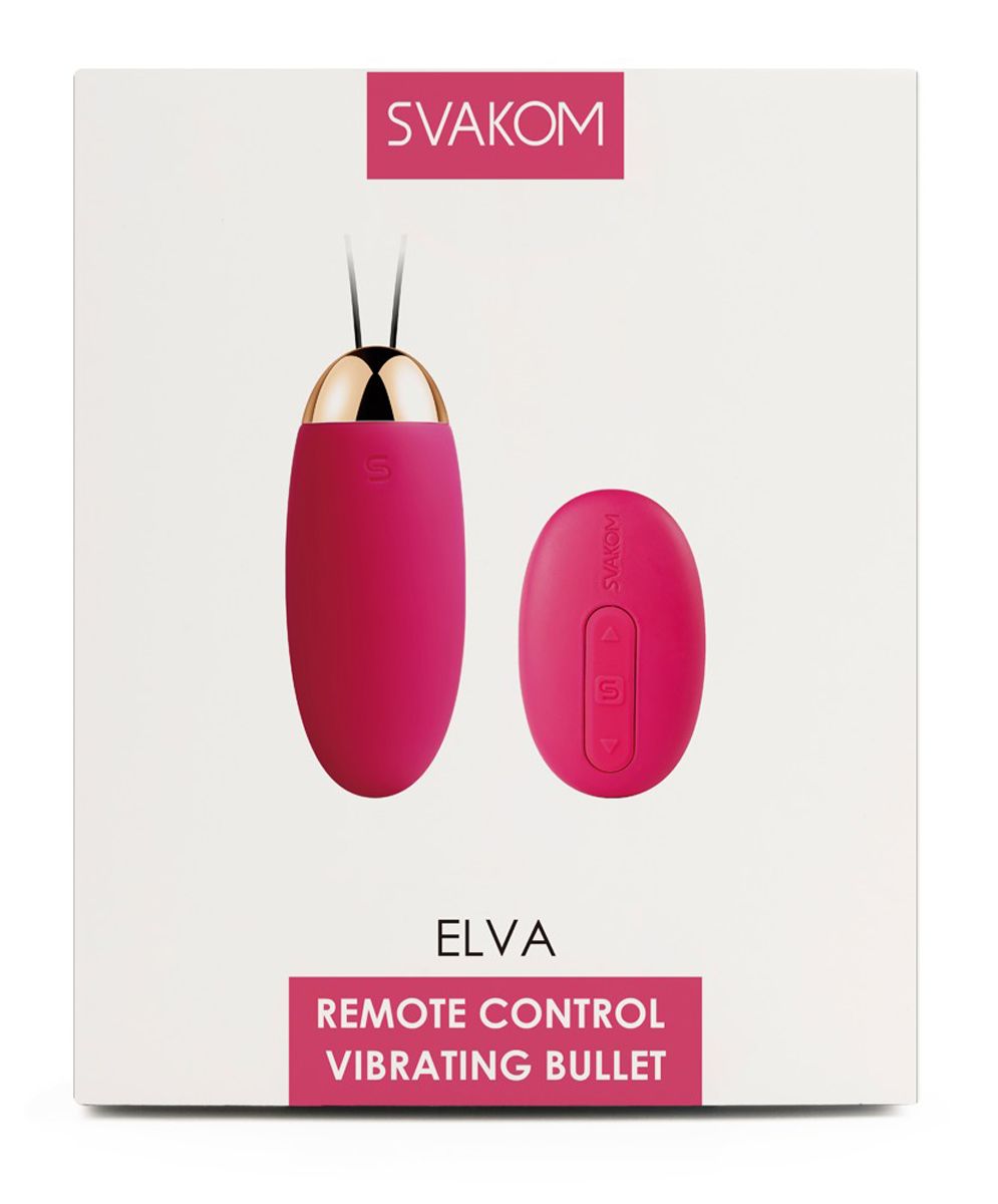 SVAKOM - Elva Vibratie Eitje met Afstandsbediening - Roze