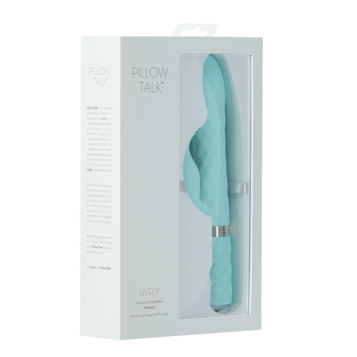 Pillow Talk - Lively Roterende Tarzan Vibrator - Teal
