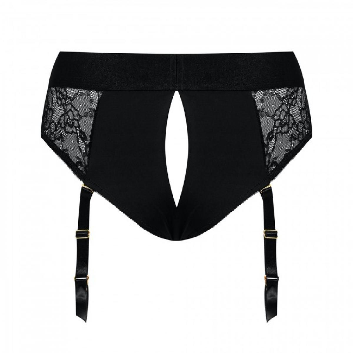 Diva Luxe Kanten Strap On Harnas met Jarretels