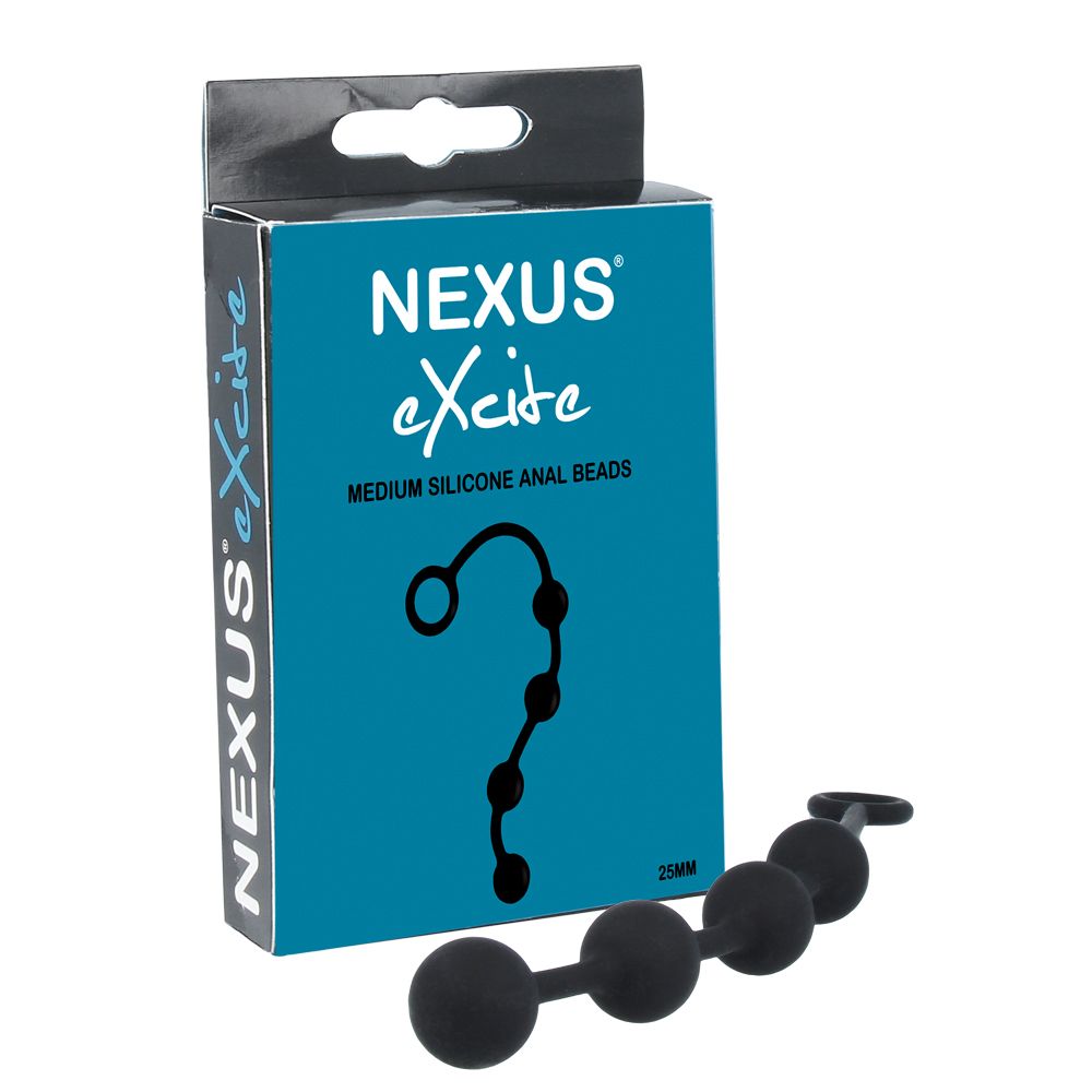 Nexus - Excite Siliconen Anaal kralen - Medium