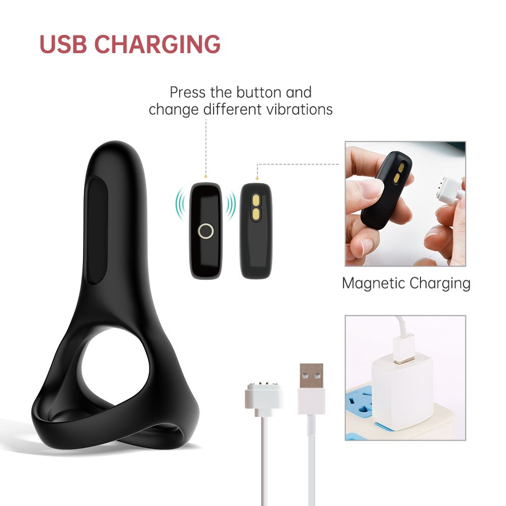 Magic Motion - Rise Smart Vibrerende Cockring - Black