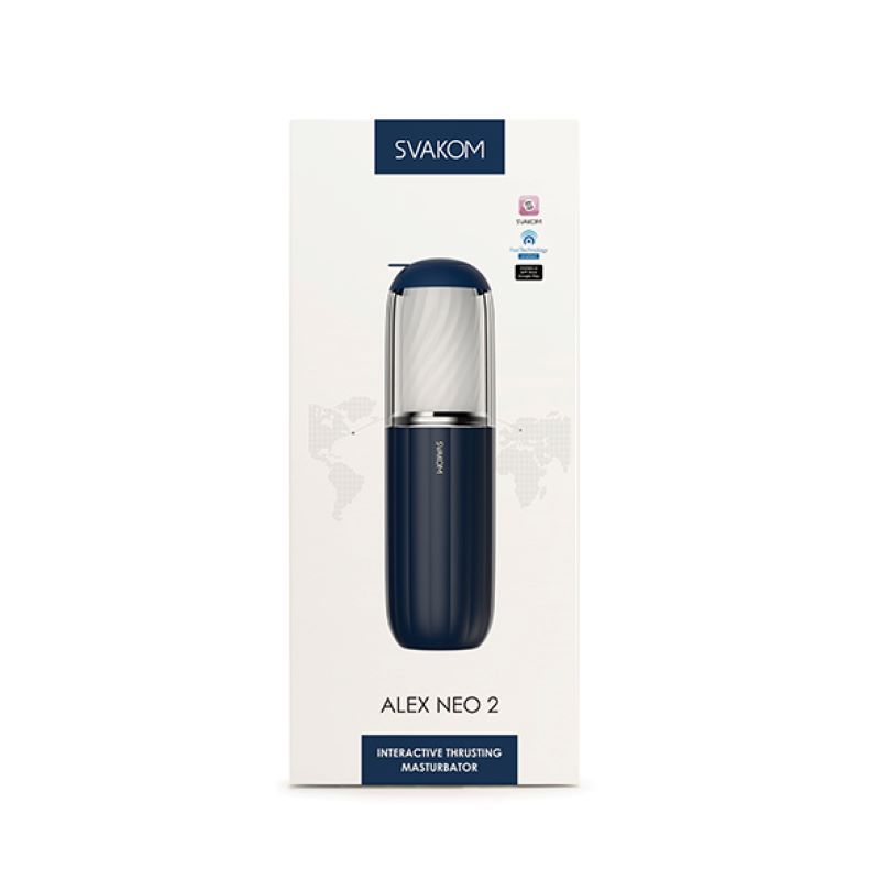 SVAKOM - Alex Neo 2 Interactieve Stotende Masturbator
