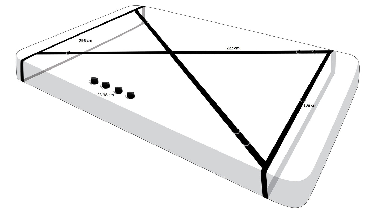 Interlace Bed Bondageset
