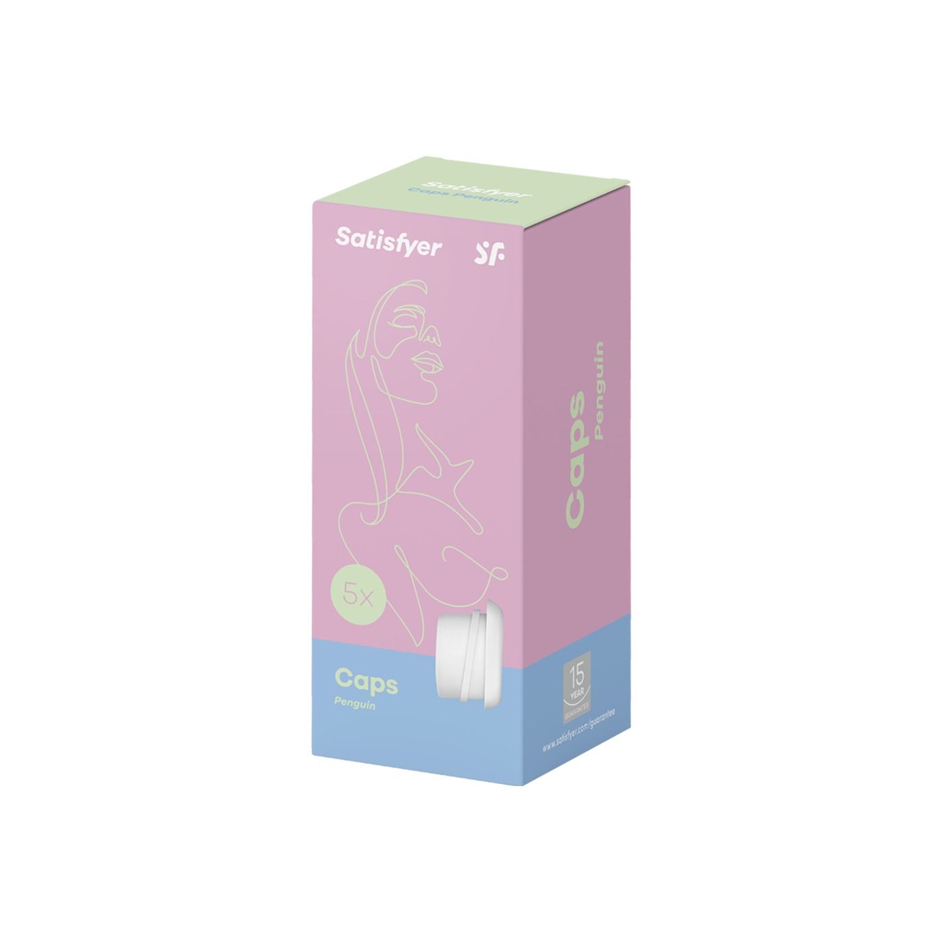 Satisfyer Pro Penguin Next Generation Kapjes - 5 Stuks
