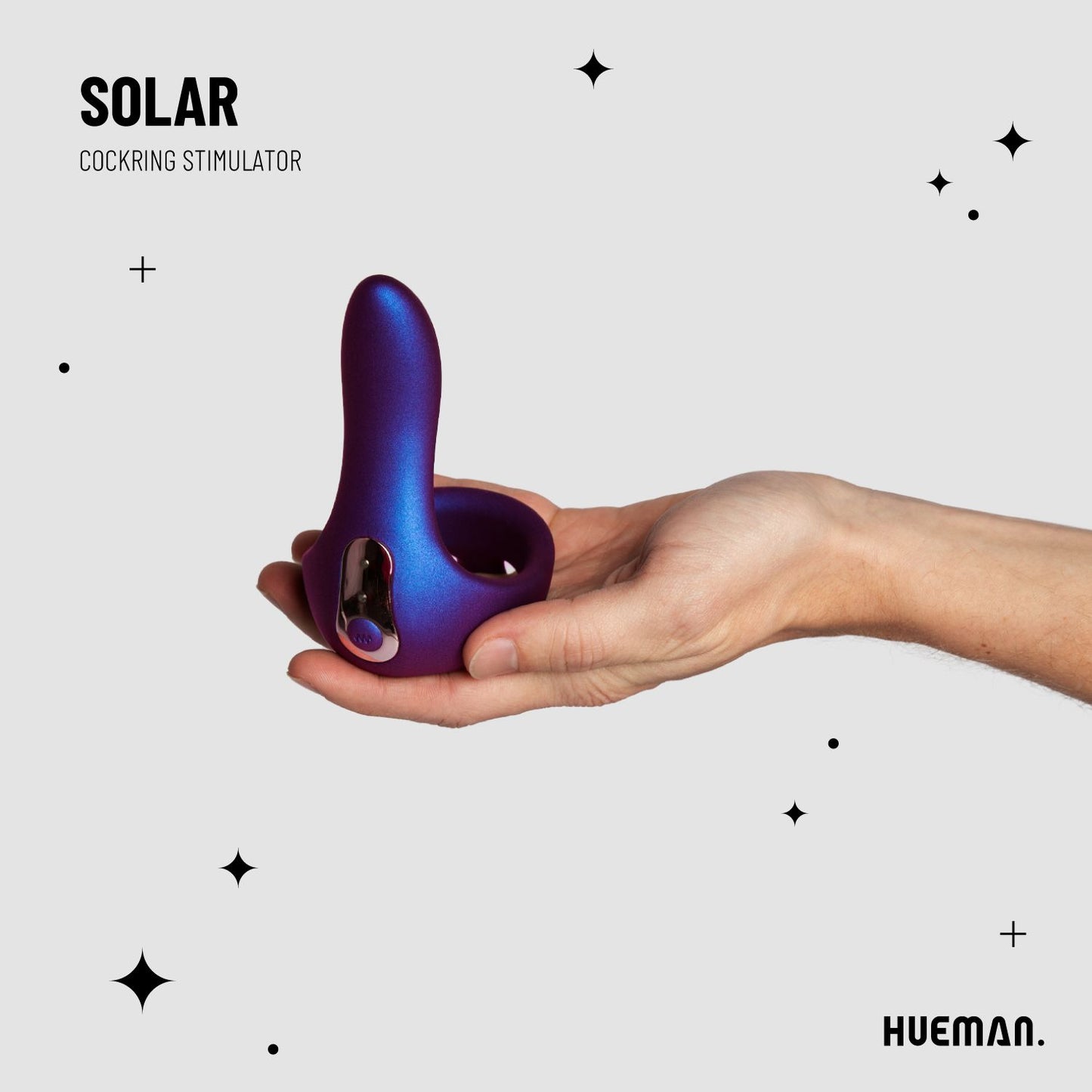 Hueman - Vibrerende Strap-on Cockring