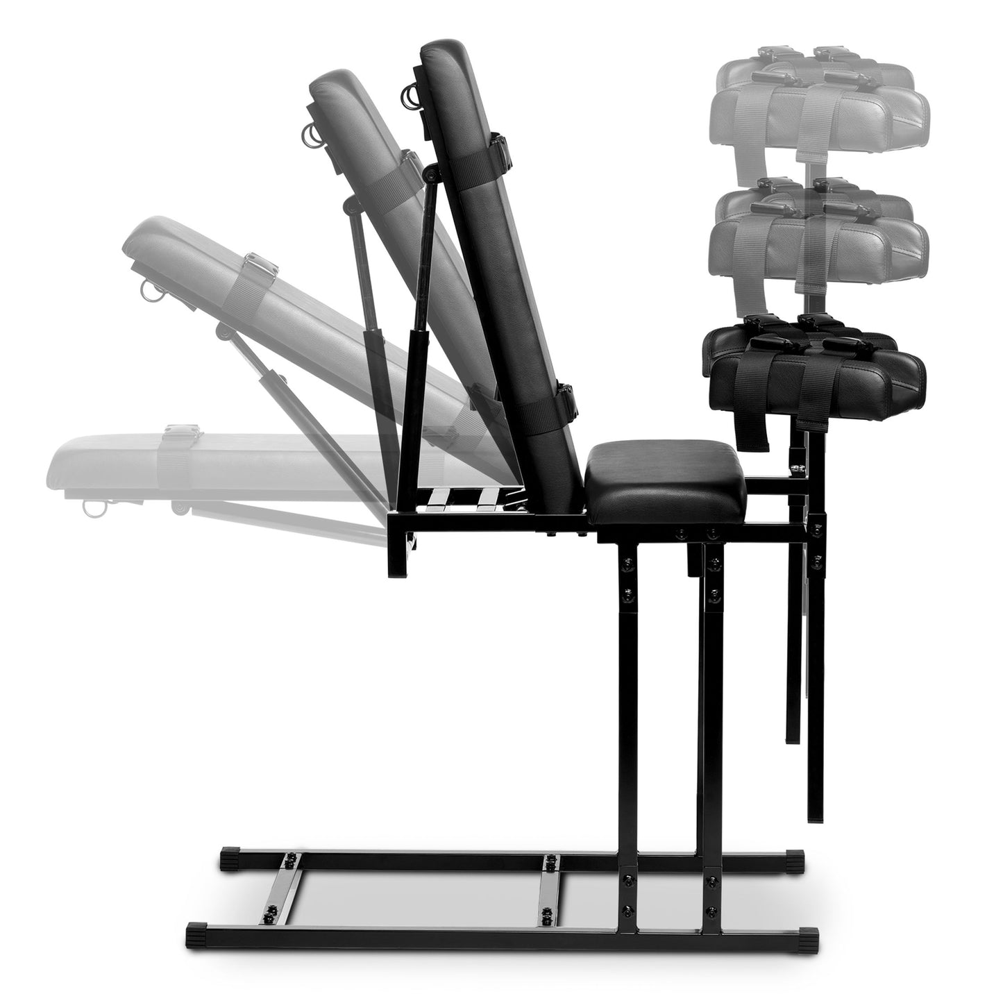 Extreme Obedience BDSM Stoel - Zwart