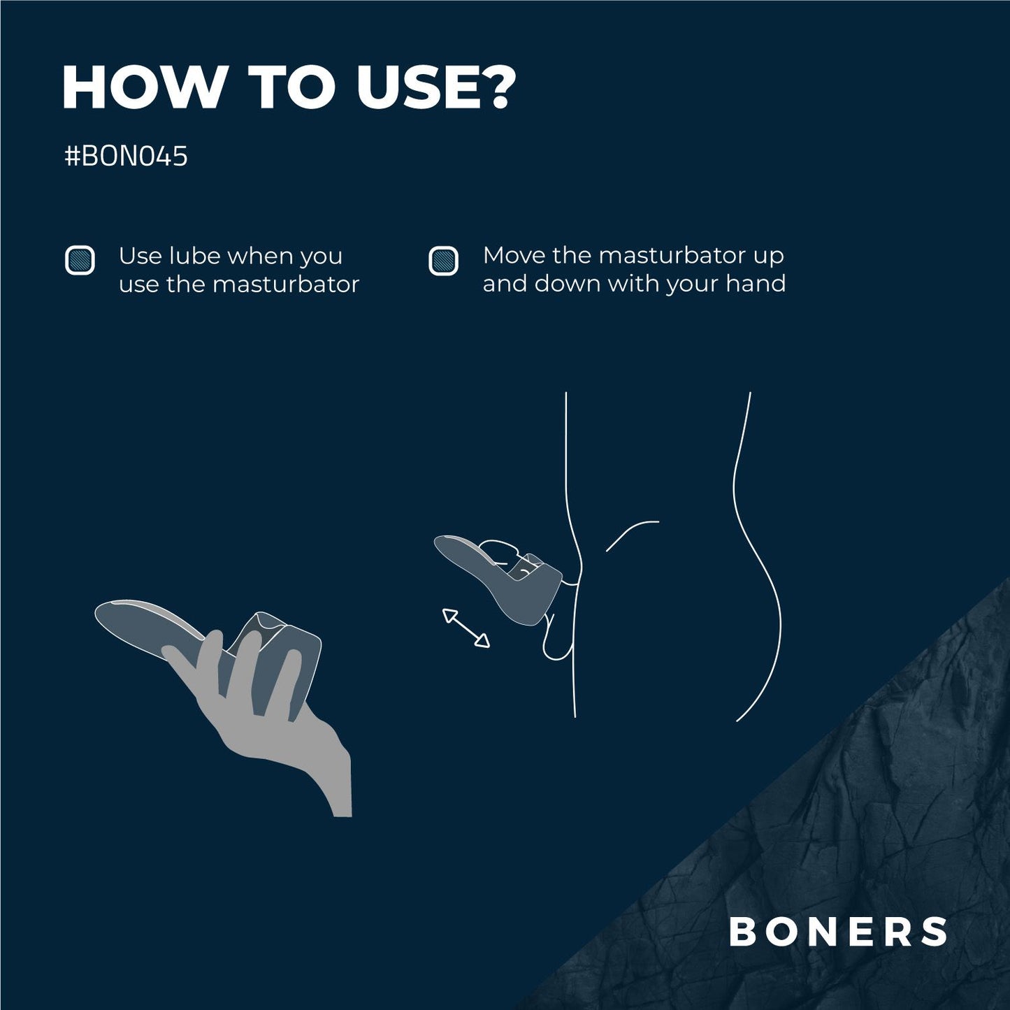 Boners Elektrische Masturbator - Blauw