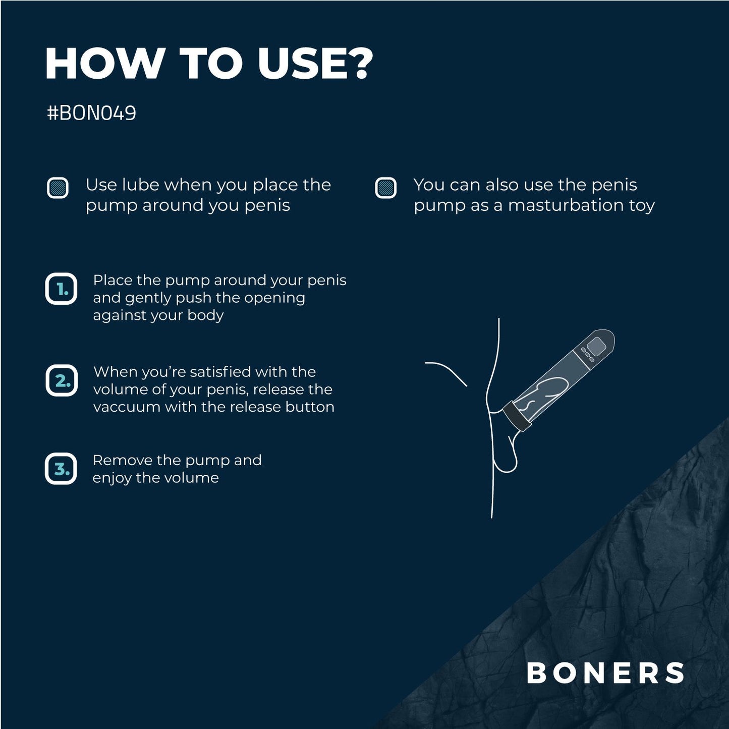 Boners - Penispomp met LCD-Scherm