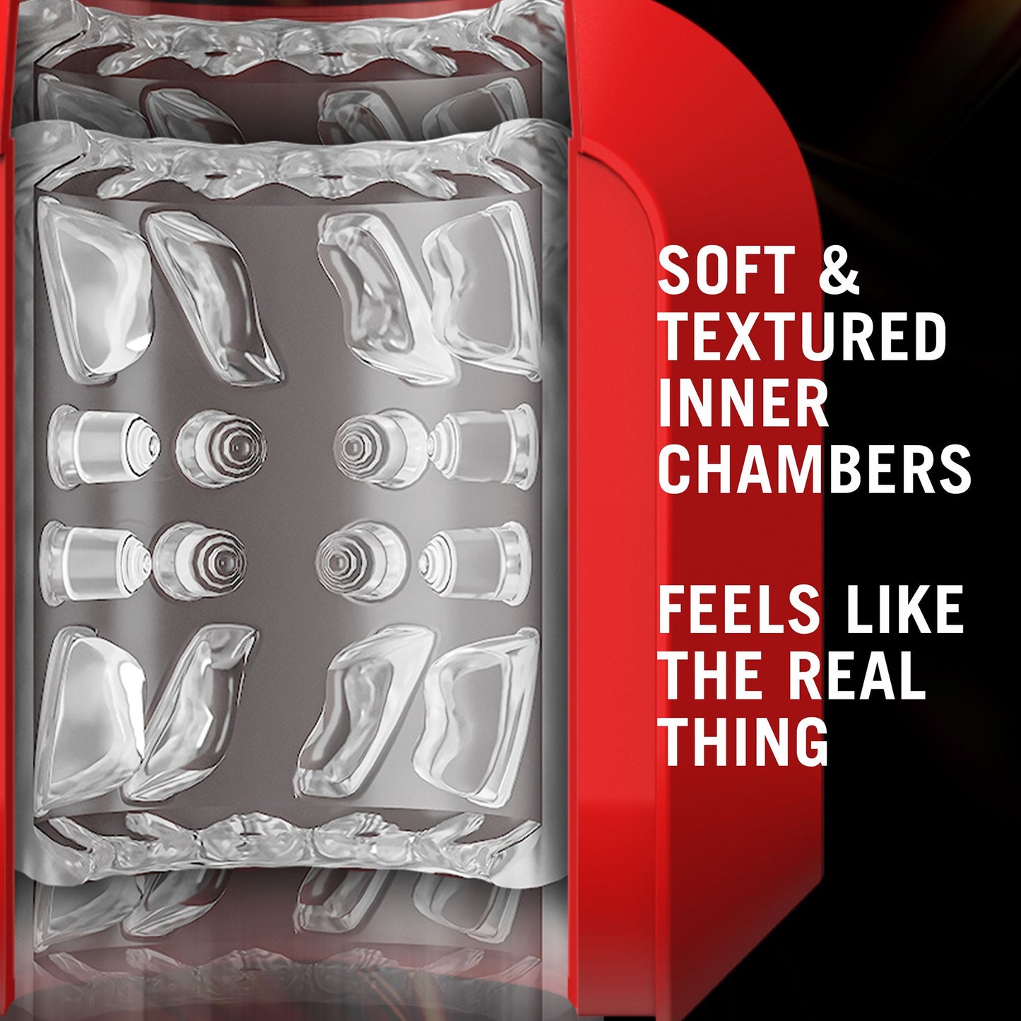 Blush Novelties - SlamBox Masturbator - Rood/Zwart