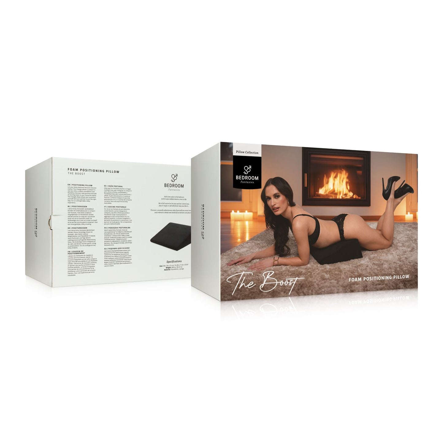 Bedroom Fantasies - The Boost Positioneringskussen - Zwart