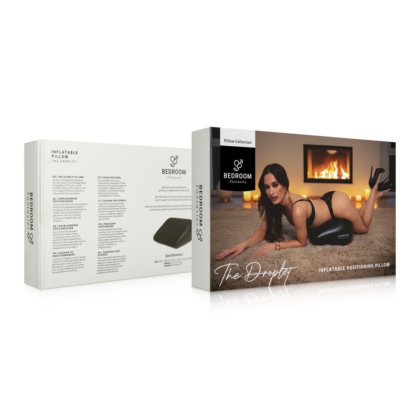Bedroom Fantasies - The Droplet Opblaasbaar Kussen - Zwart