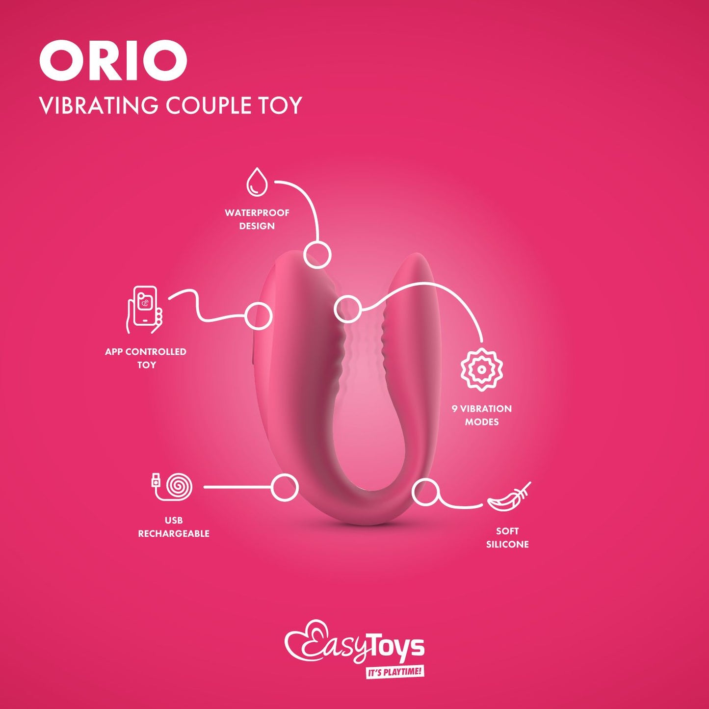 EasyConnect - Koppelvibrator Orion app gestuurd