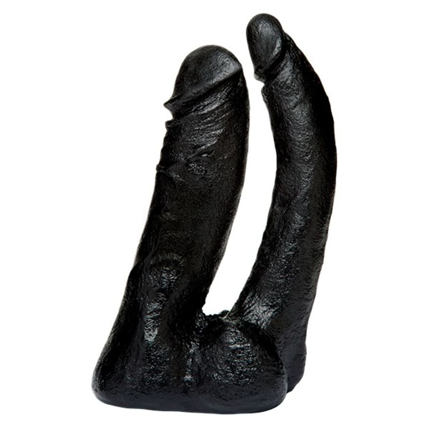 Doc Johnson - VacULock CodeBlack Dubbele Penetrator - Zwart