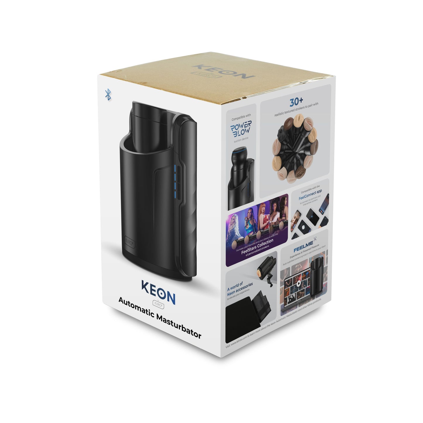 Kiiroo - Keon Combo Set Met Feel Masturbator - Zwart