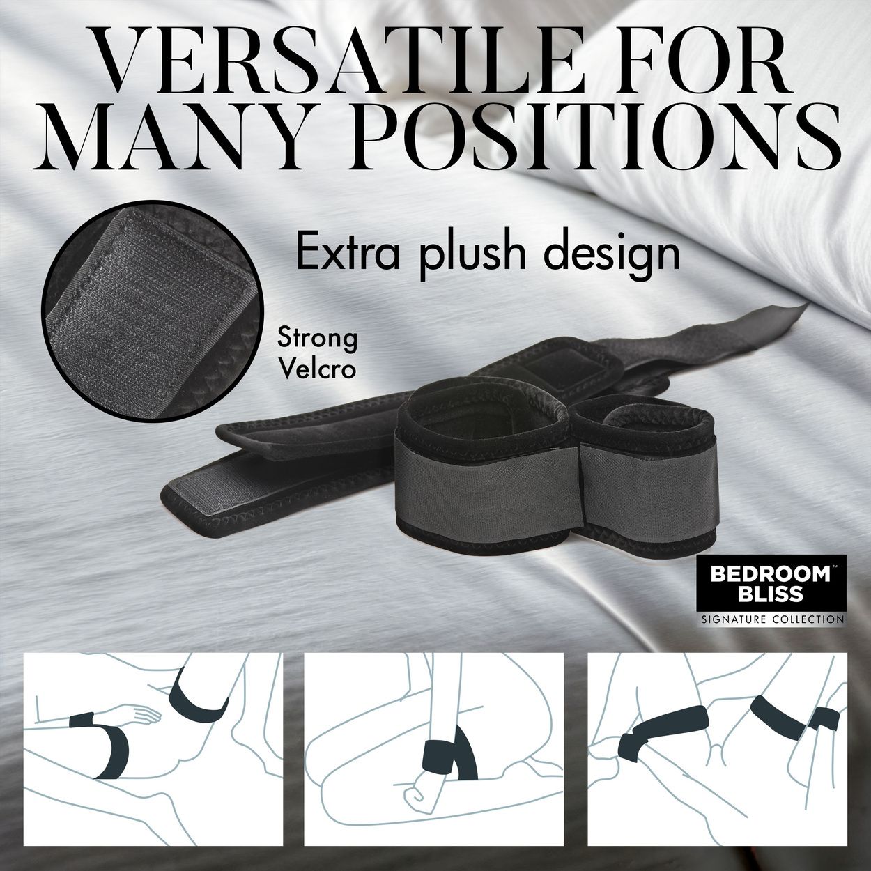 XR Brands - Pols- en Enkelboeien - Zwart