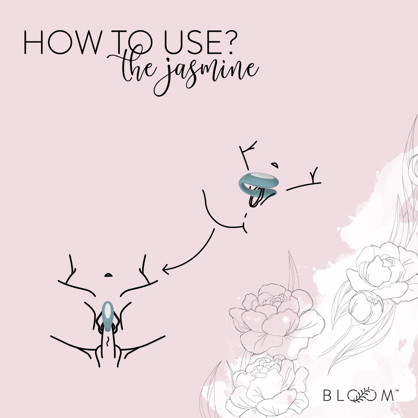 Bloom - The Jasmine C-vormige Vibrator - Groen
