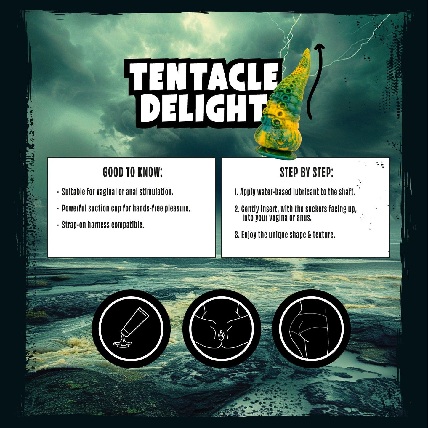 Mythical Mates - Tentacle Delight Groen & Geel
