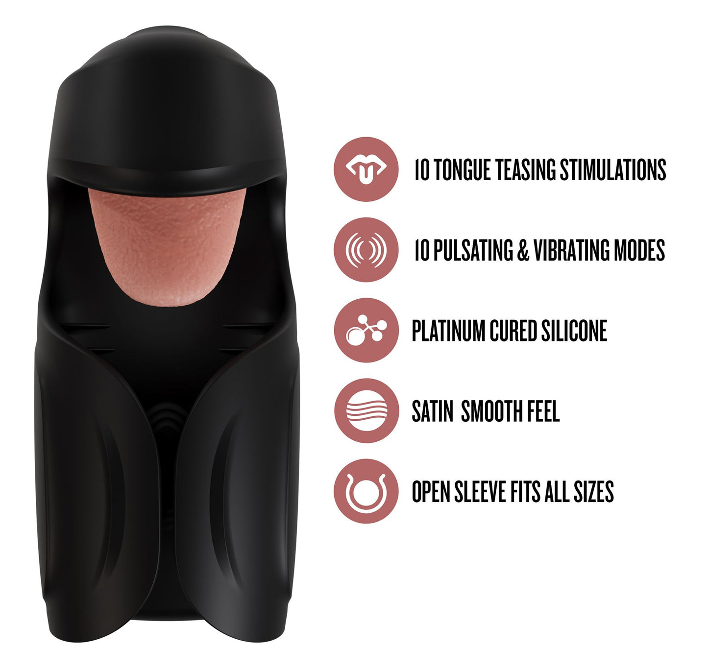 M for Men - Lickety Split Masturbator - Zwart
