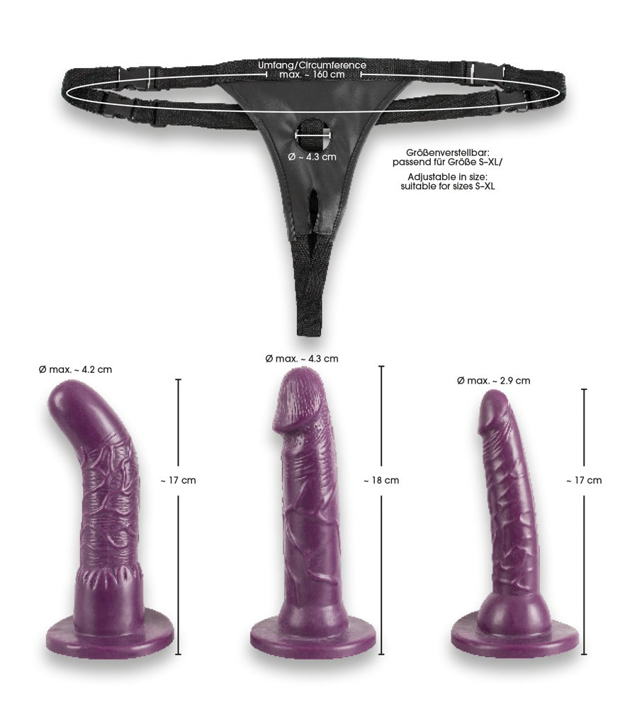 Bad Kitty Strap-on purple