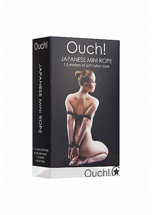 Japans Mini Touw - 1,5 m - zwart