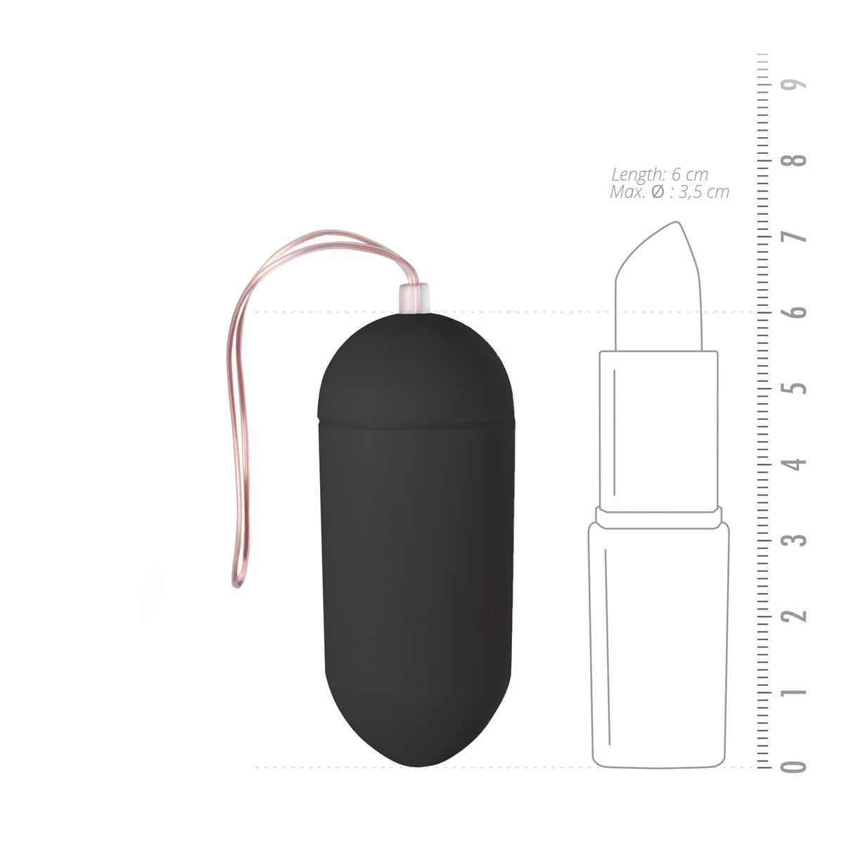 Vibratie Ei - Zwart