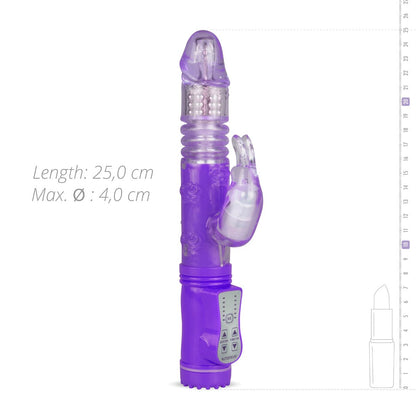 Stotende Rabbit Vibrator - Paars