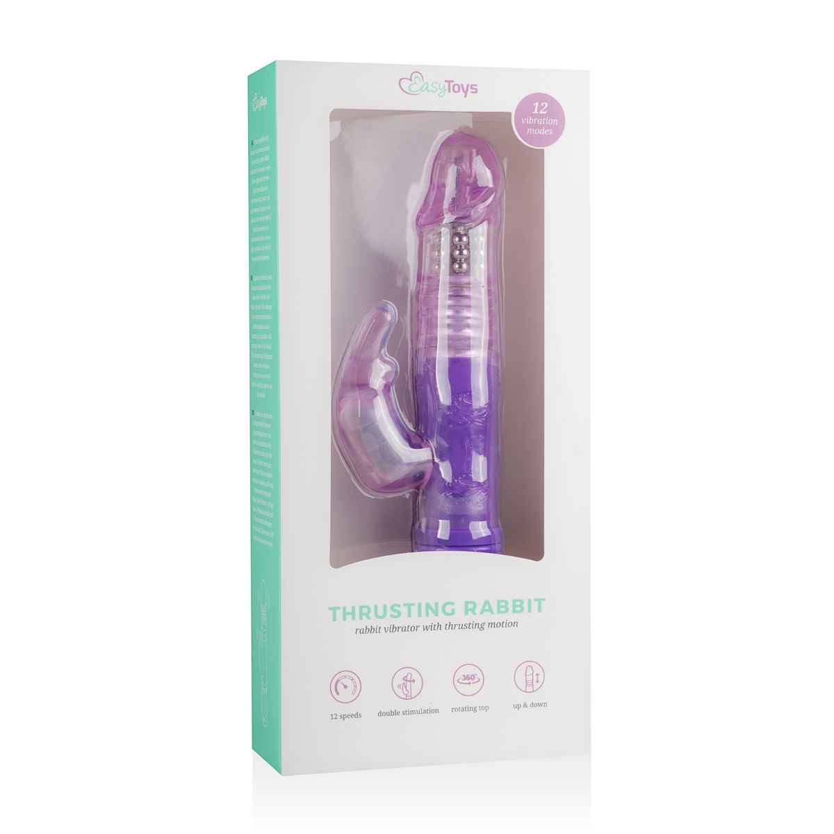 Stotende Rabbit Vibrator - Paars