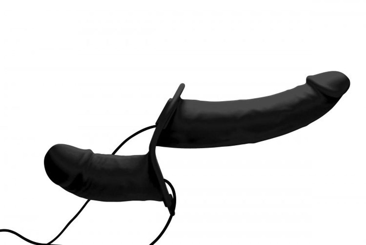 Power Pegger Dubbele Strap-On Vibrator
