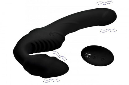 Pro Rider Strapless Strap-on Vibrator - Zwart