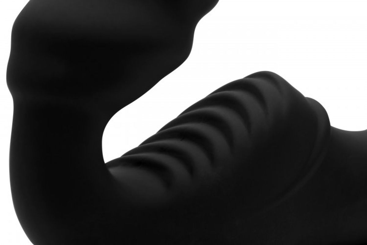 Pro Rider Strapless Strap-on Vibrator - Zwart