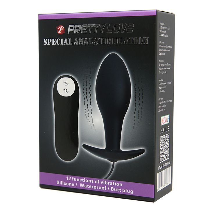Vibrerende Buttplug met Afstandsbediening