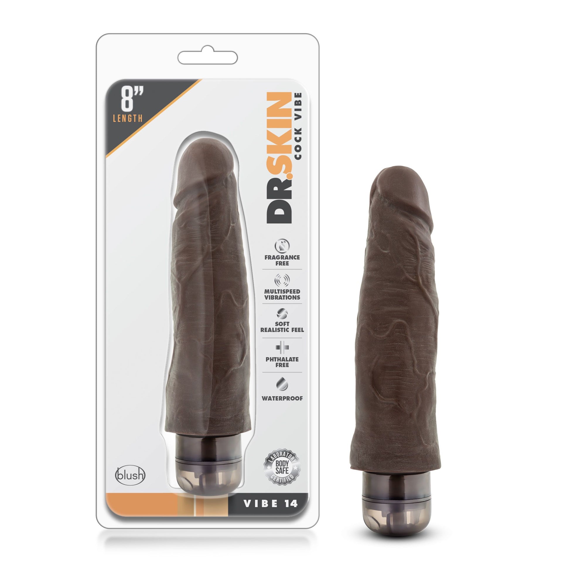 Dr. Skin - Cock Vibe no14 Vibrator - Chocolate