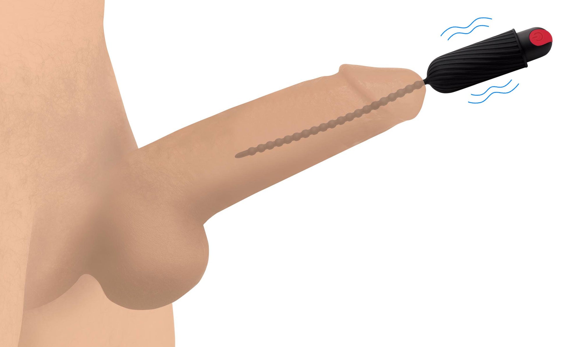 Dark Chain Oplaadbare Dilator Met Afstandsbediening - Zwart