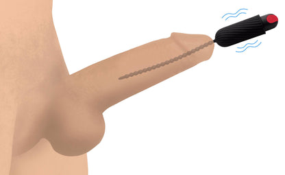 Dark Chain Oplaadbare Dilator Met Afstandsbediening - Zwart