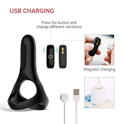 Magic Motion - Rise Smart Vibrerende Cockring - Black