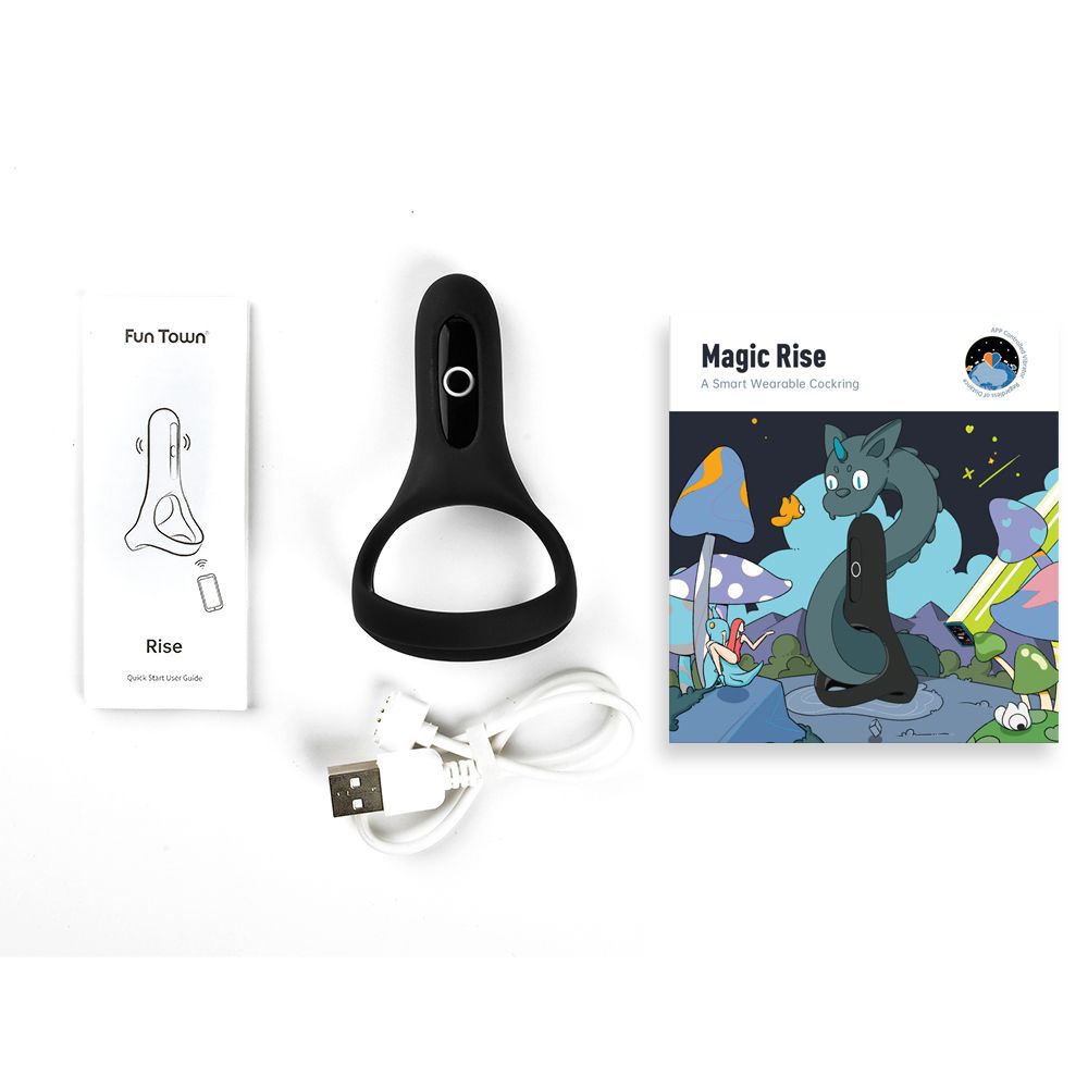 Magic Motion - Rise Smart Vibrerende Cockring - Black