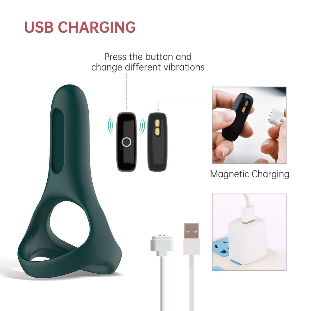 Magic Motion - Rise Smart Vibrerende Cockring - Groen