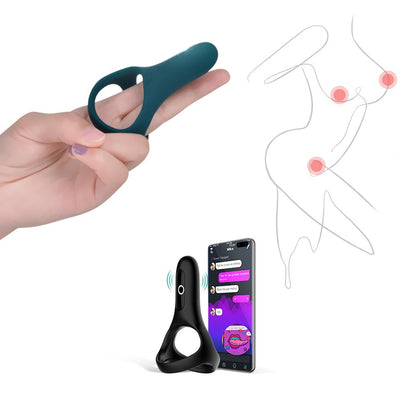 Magic Motion - Rise Smart Vibrerende Cockring - Groen