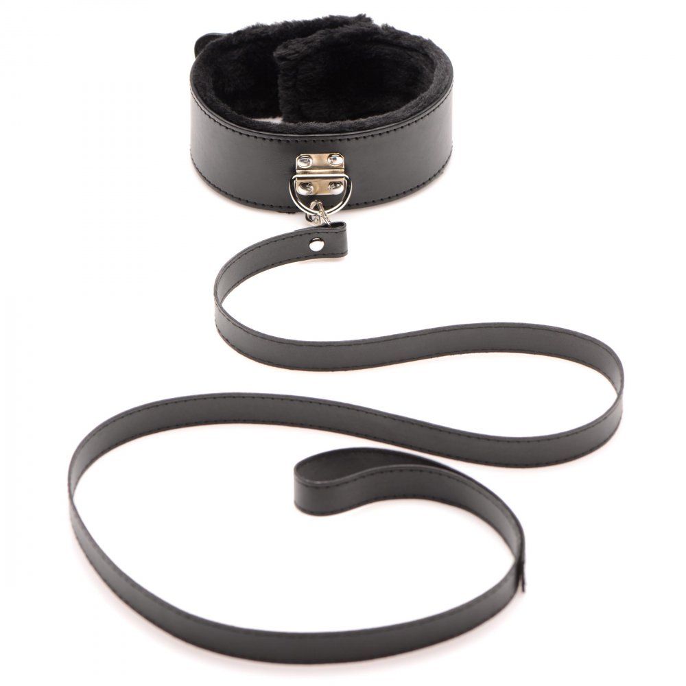Hook Up 10-delige Pluche Bondage Set - Zwart