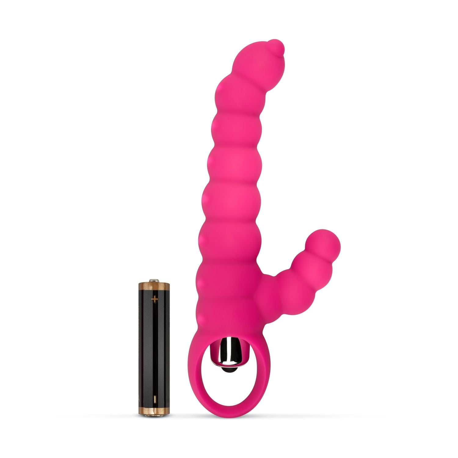 Geribbelde Tarzan Vibrator - Roze