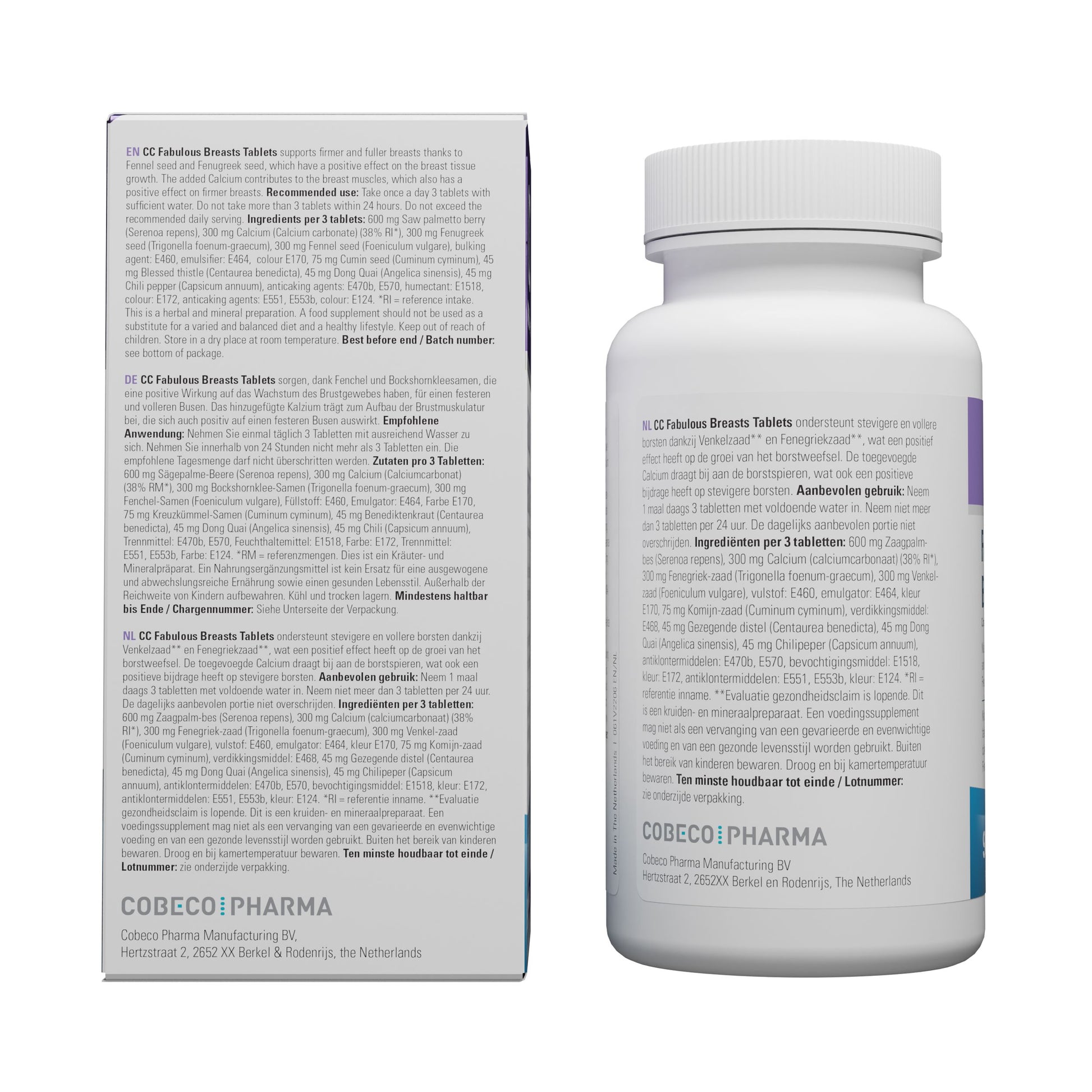 Borstversteviging - 90 tabletten