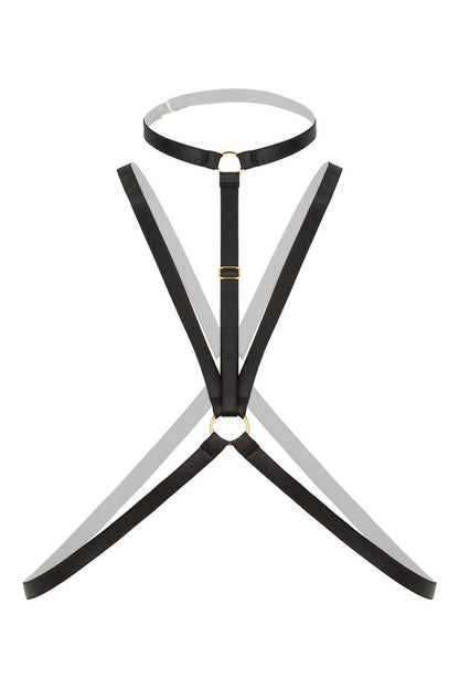 Strappy Harness Bralette Secret Love-  black
