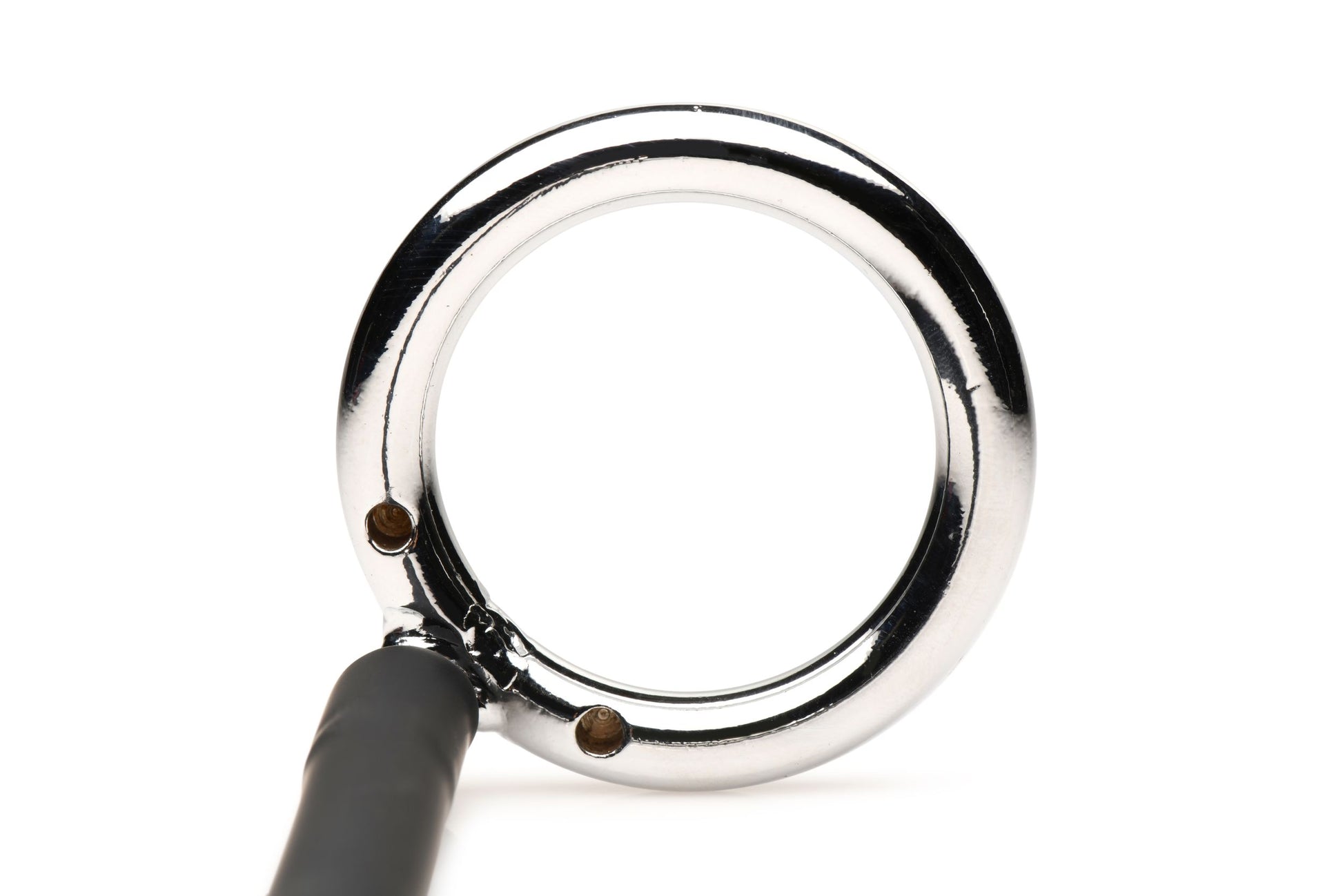 XR Brands - Tug + Plug Cock & Ball Ring met Anaalplug - Zwart&Zilver